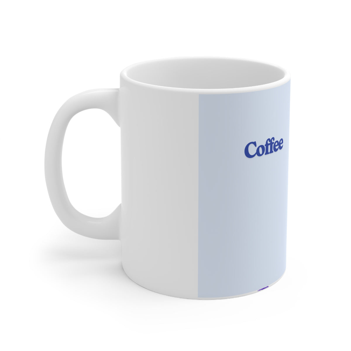 Coffee-kahvikuppi, vaaleansininen – keraaminen muki 0,33 l